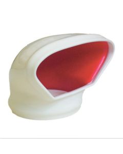 VENT -COWL PVC HIGH 100MM